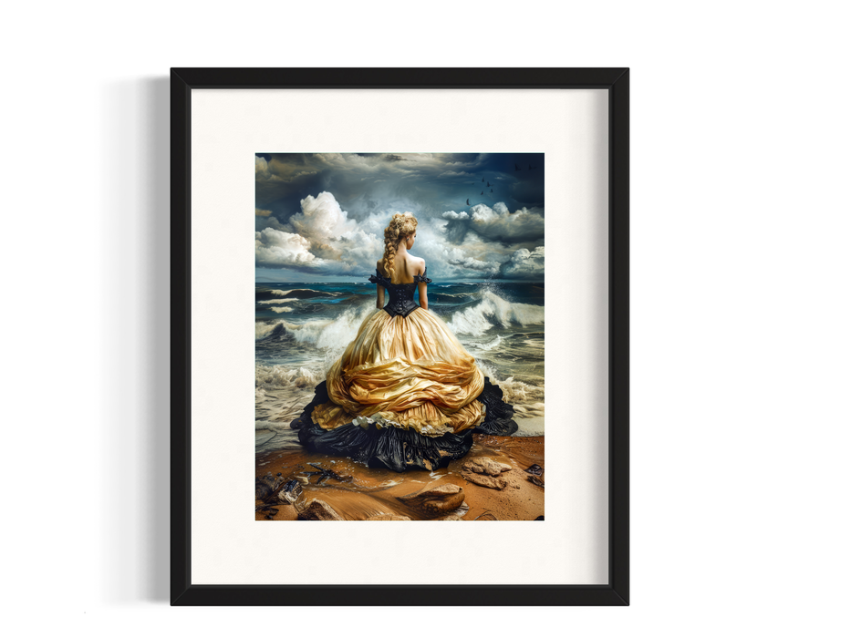 Lady By The Sea Wall Decor 135RD