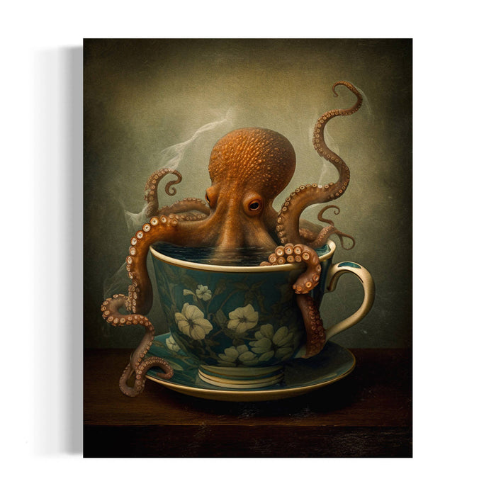 Octopus In A Tea Cup Wall Decor EB128