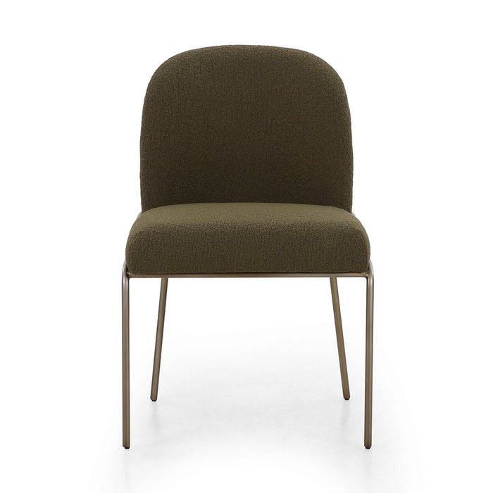 Astrid Dining Chair-Fiqa Boucle Olive