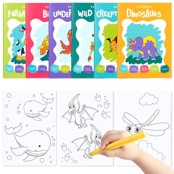 24 Kids’ Mini Colouring Books, Fun Arts & Crafts Activity