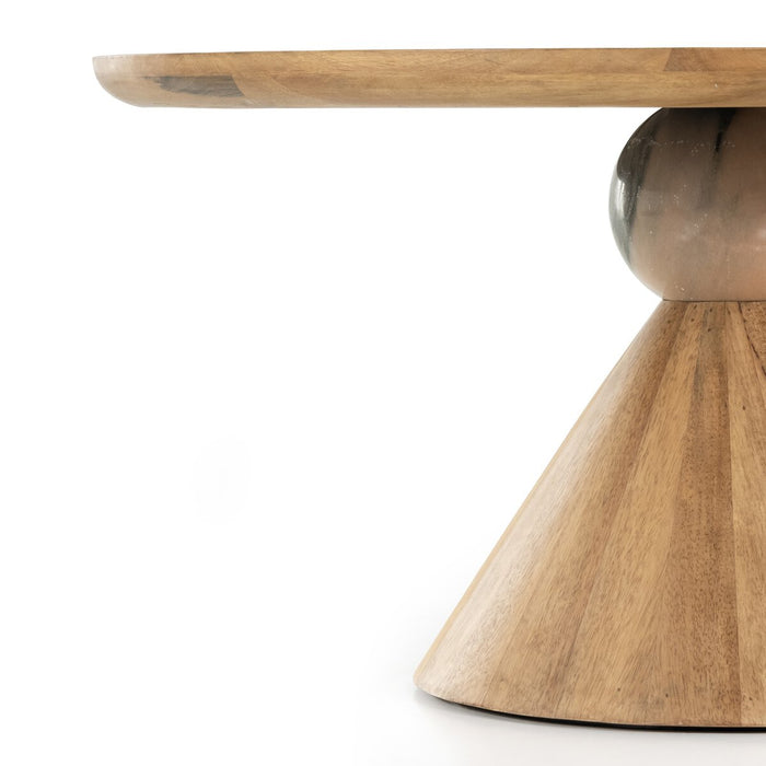 Bibianna Dining Table- Smoked Honey