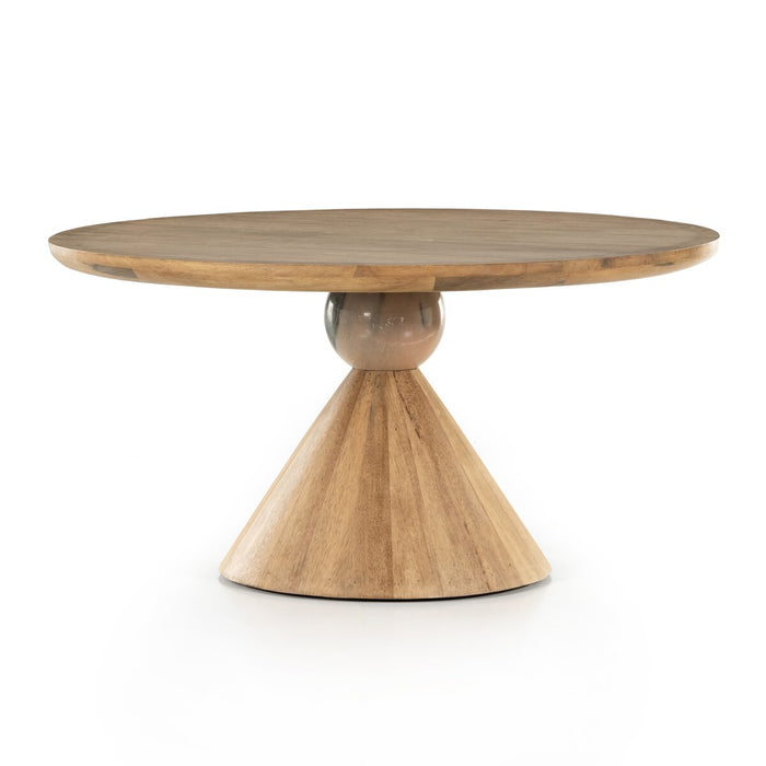 Bibianna Dining Table- Smoked Honey