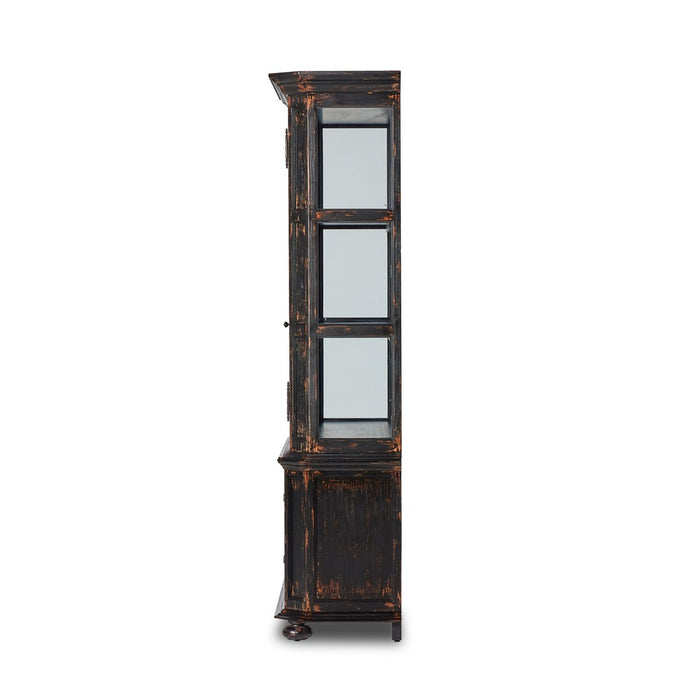 The "You Will Need A Lot of Hinges" Cabinet- Burnt Black