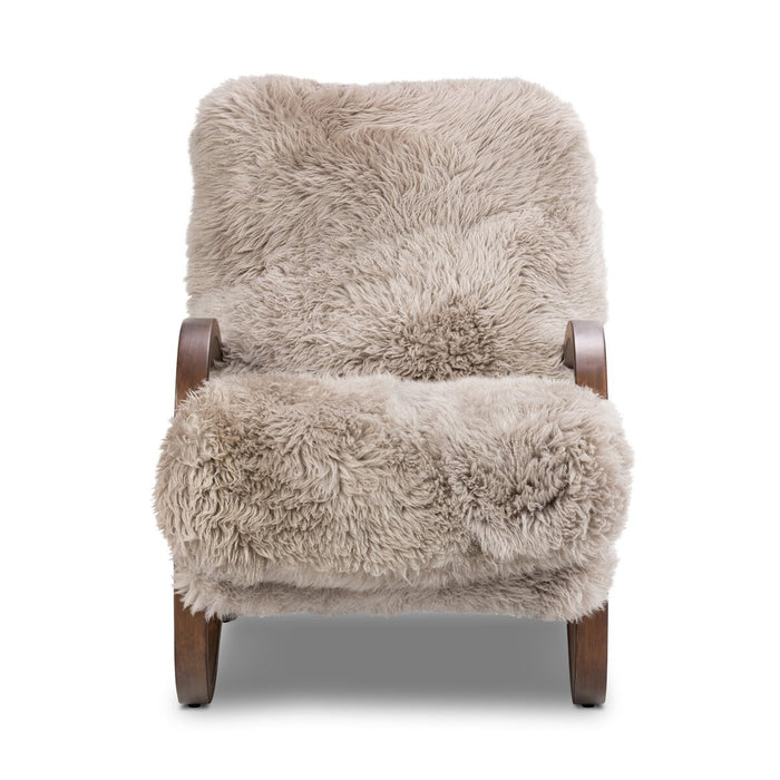 Tobin Chair- Taupe Mongolian Fur