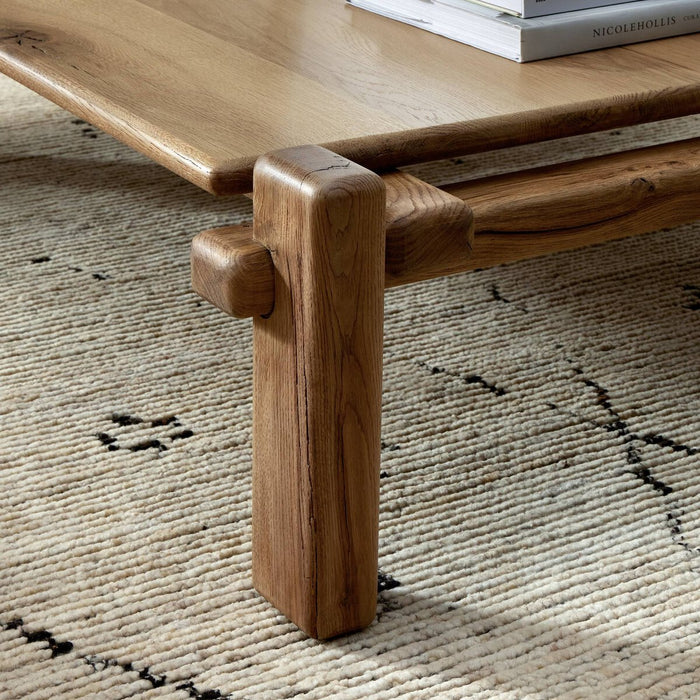 Marcia Square Coffee Table-French Oak