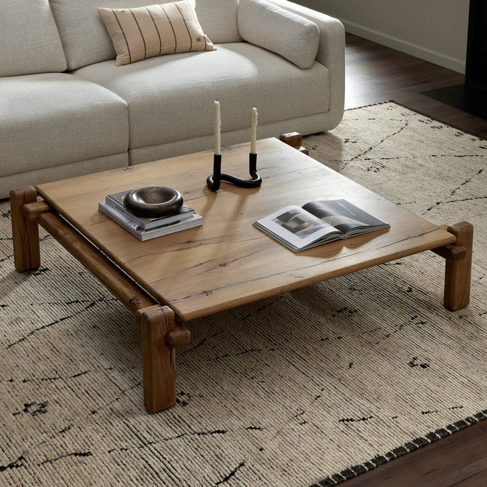 Marcia Square Coffee Table-French Oak