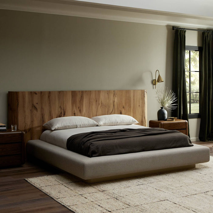 Lara Bed Queen- Natural Reclaimed French Oak