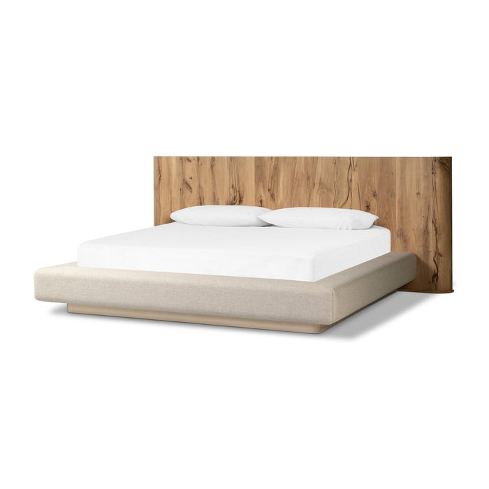 Lara Bed Queen- Natural Reclaimed French Oak