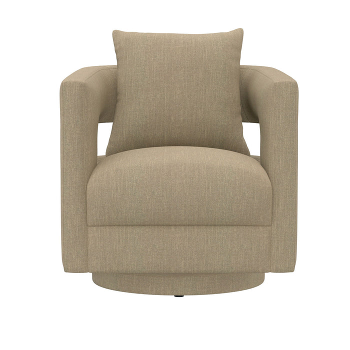 Jude - Swivel Chair - Dark Khaki