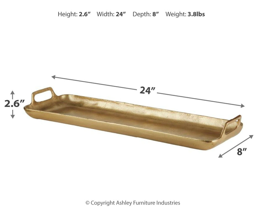 Posy - Gold Finish - Tray