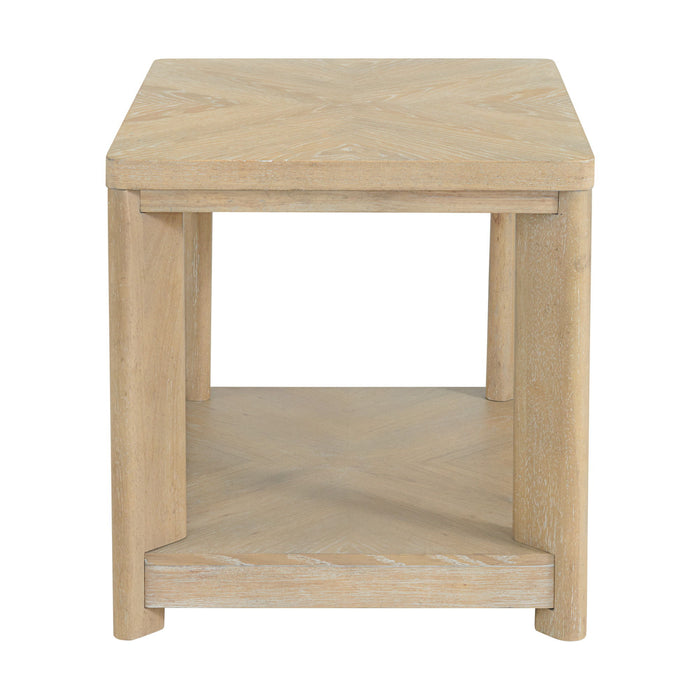 Pacific Grove - Rectangular End Table - Light Brown