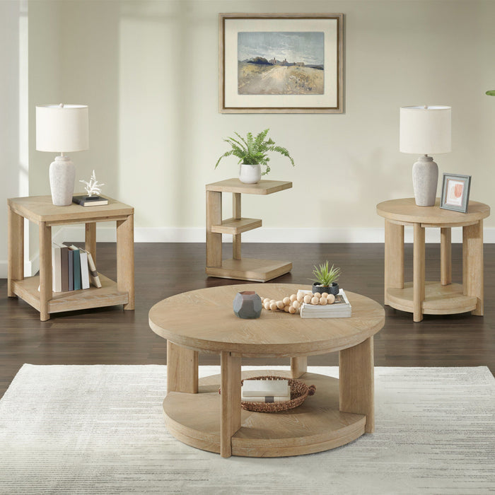 Pacific Grove - Round Accent Table - Sand Dune