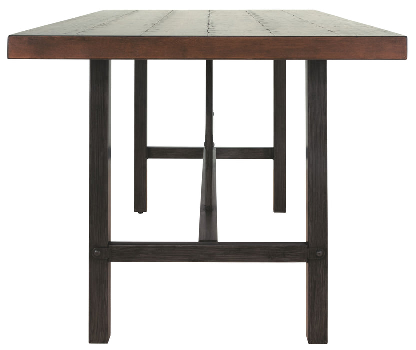 Kavara - Medium Brown - Rectangular Dining Room Counter Table