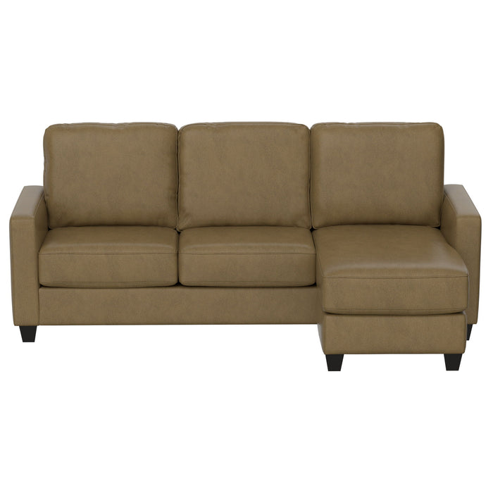 Dawson - Reconfigurable Chaise Sectional - Mocha