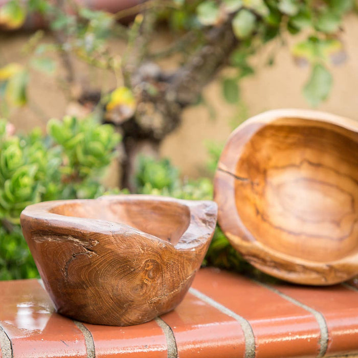 Teak Round Bowl