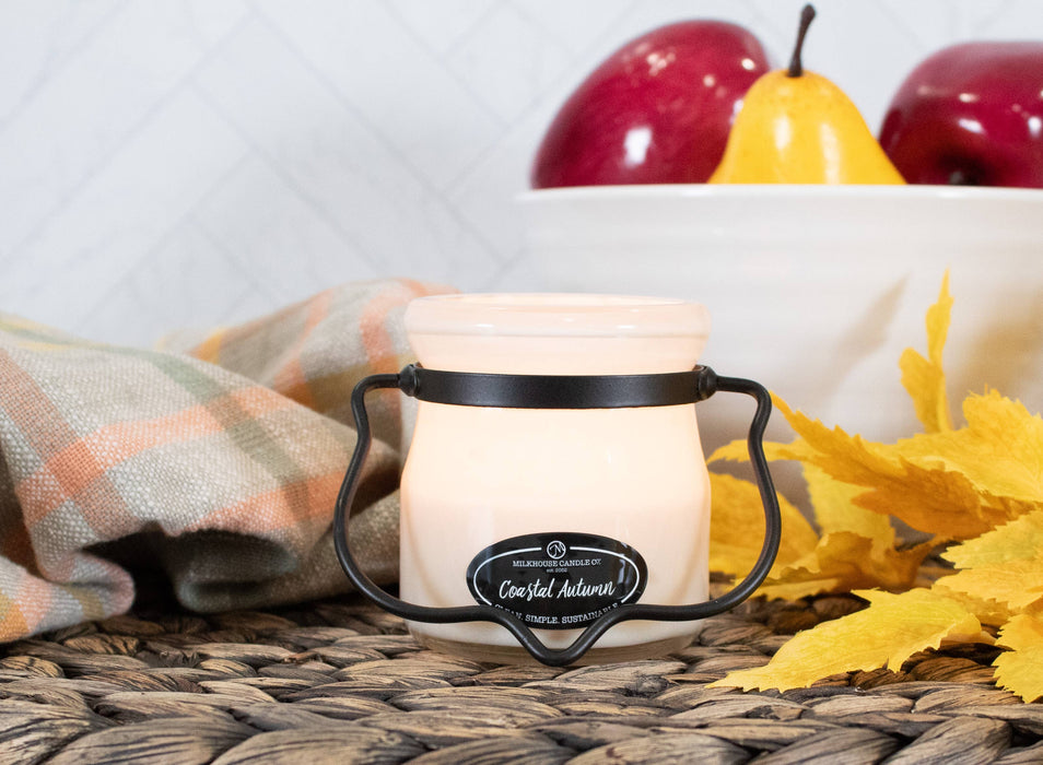 5 oz Cream Jar Candle: Coastal Autumn