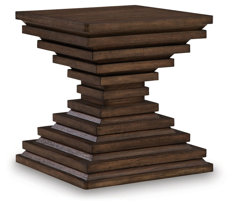 Hannodream - Warm Brown - Square End Table