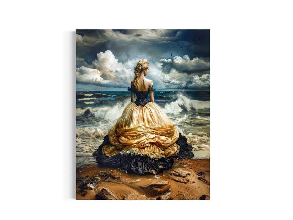 Lady By The Sea Wall Decor 135RD