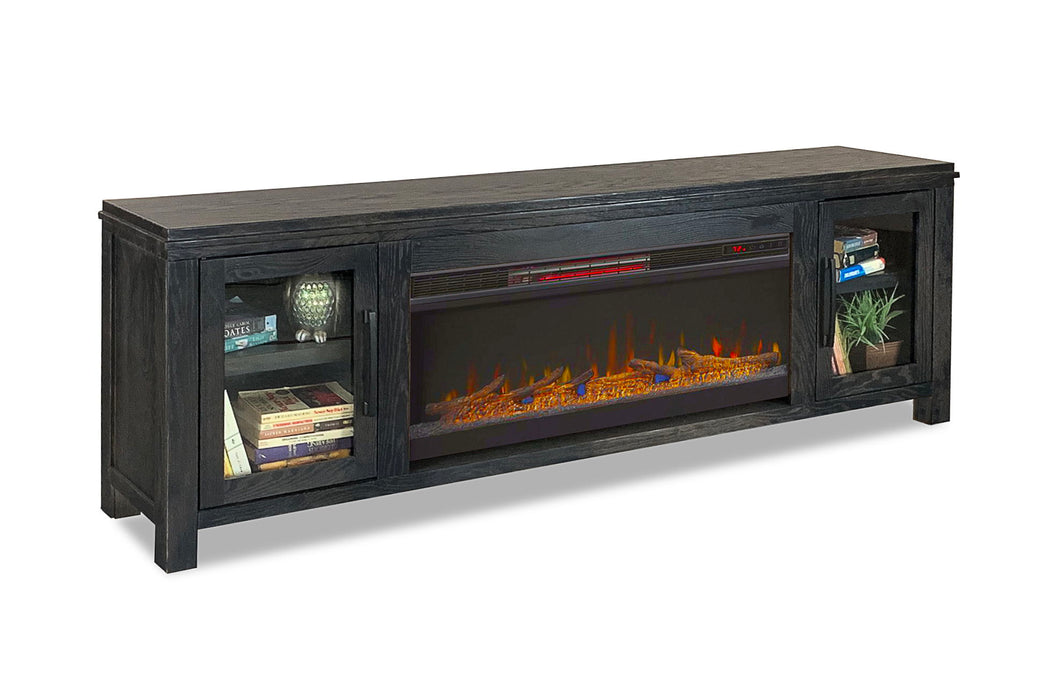 Tybee - 85-Inch Electric Fireplace TV Console - Clove