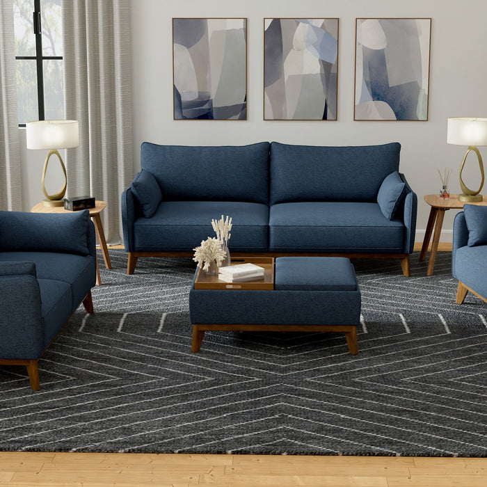 Aria - Loveseat - Navy Storm