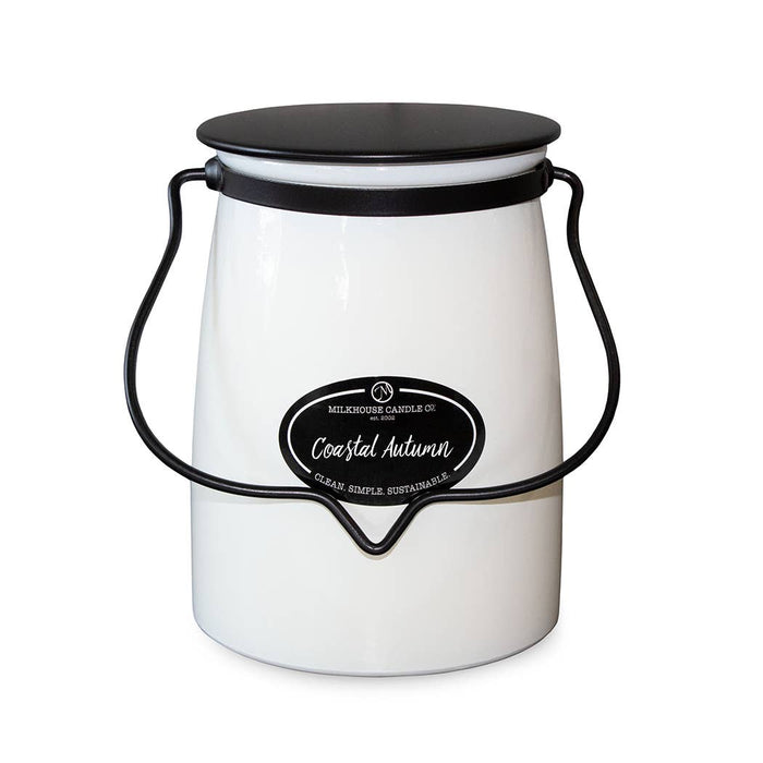 22 oz Butter Jar Candle: Coastal Autumn