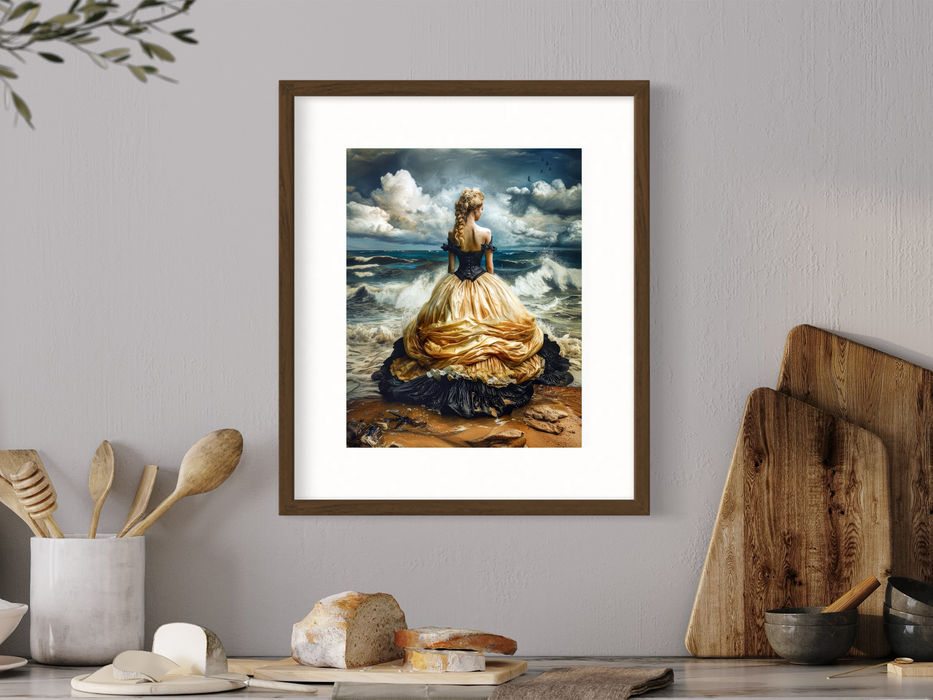 Lady By The Sea Wall Decor 135RD