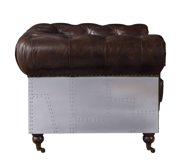 Aberdeen - Loveseat - Vintage Brown Top Grain Leather