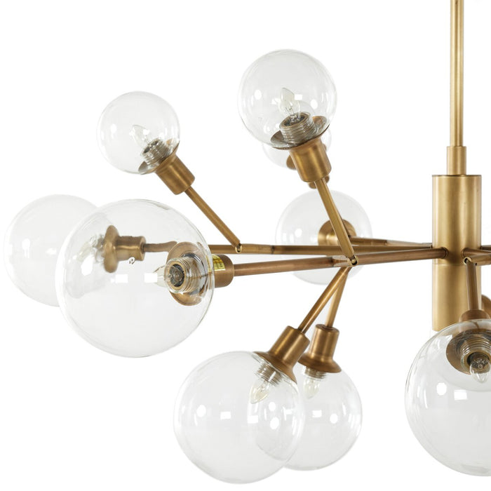 Pellman Chandelier- Matte Brass