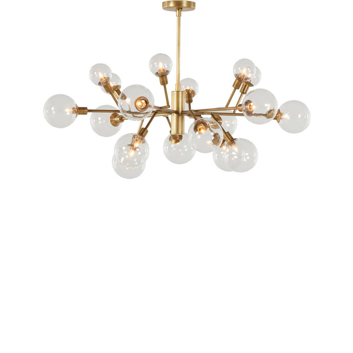 Pellman Chandelier- Matte Brass