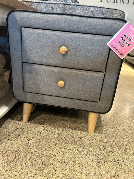 Veda Grey Nightstand