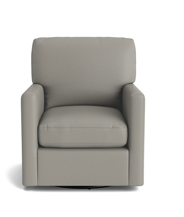 Trent Leather Swivel Glider