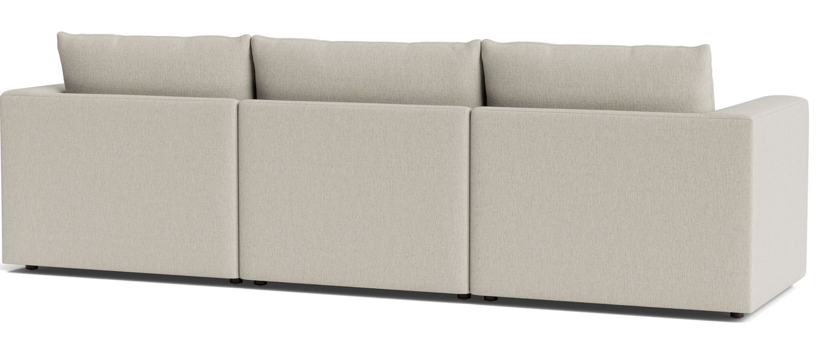 Beckham Track Arm Three Cushion Modular Sofa