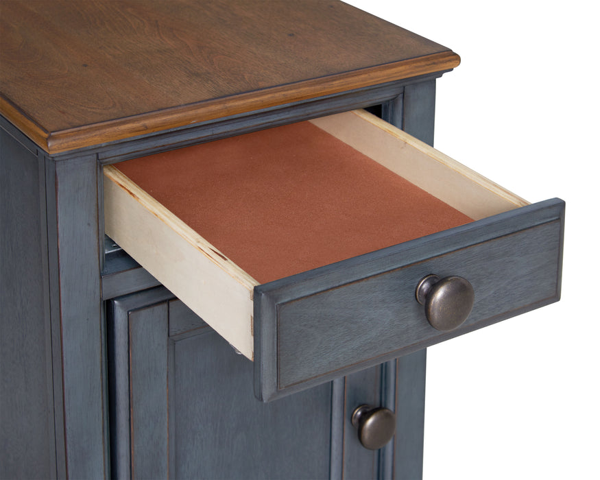 Americana - Chairside Table - Corduroy Blue