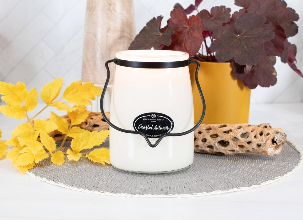 22 oz Butter Jar Candle: Coastal Autumn