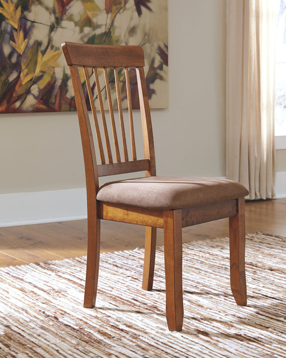 Berringer - Rustic Brown - Dining UPH Side Chair (Set of 2)