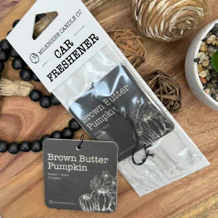 *NEW* Car Freshener: Brown Butter Pumpkin