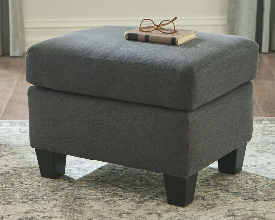 Bayonne - Charcoal - Ottoman