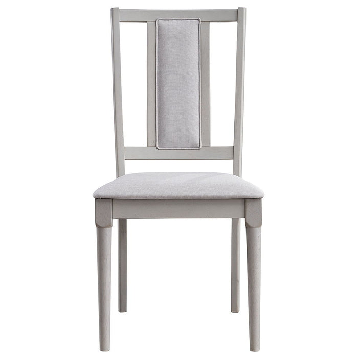 Marta - Side Chair (Set of 2) - Beige Linen & Natural Finish