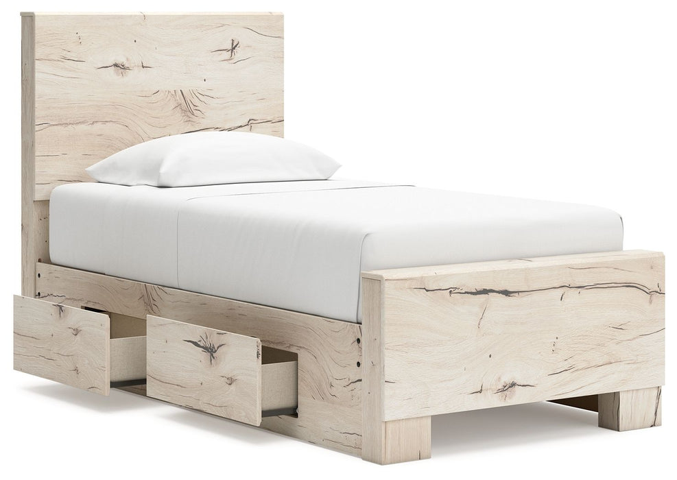 Lawroy - Panel Bed With Storage