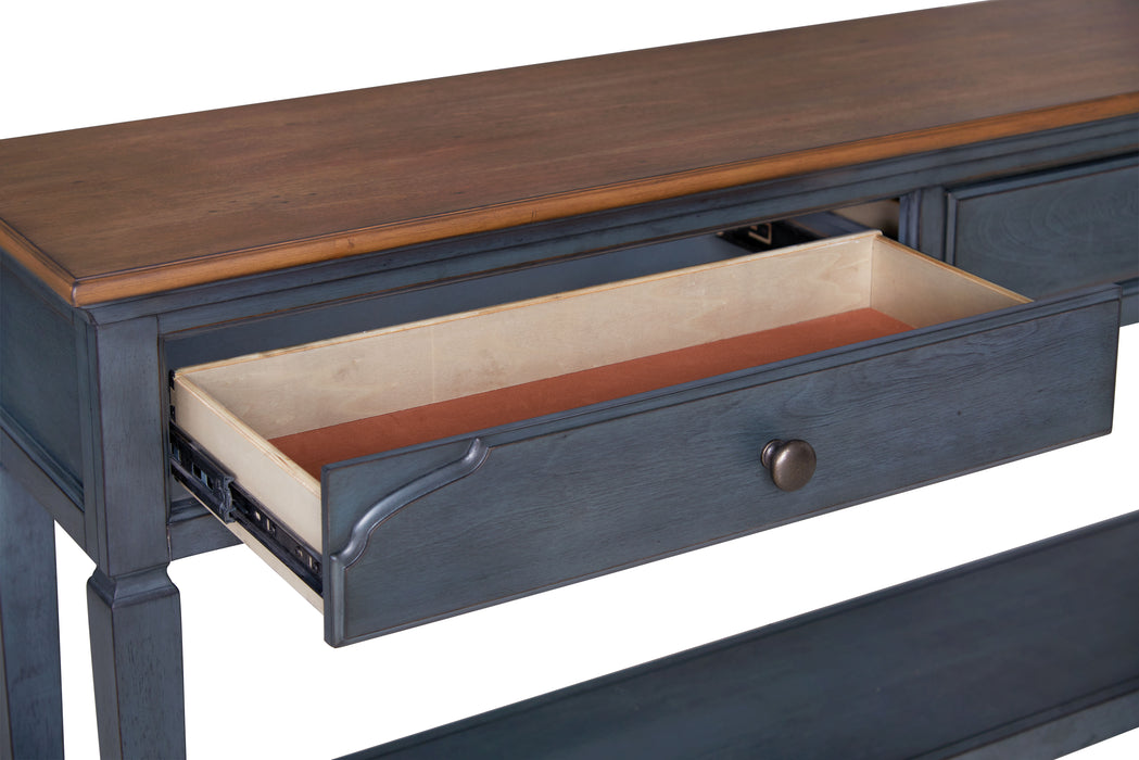 Americana - Sofa Table - Corduroy Blue