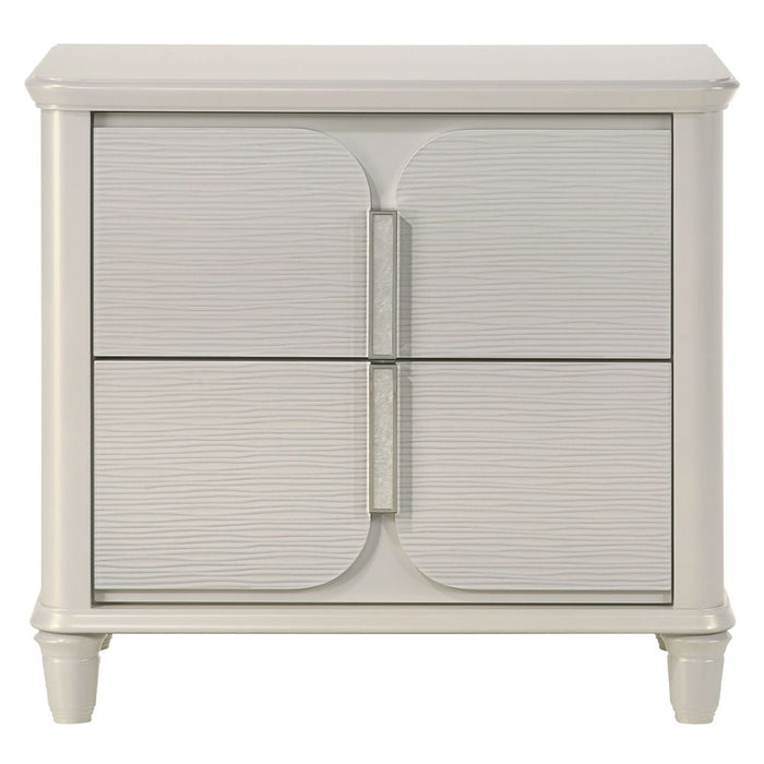 Laveda - Nightstand - Pearl White Finish