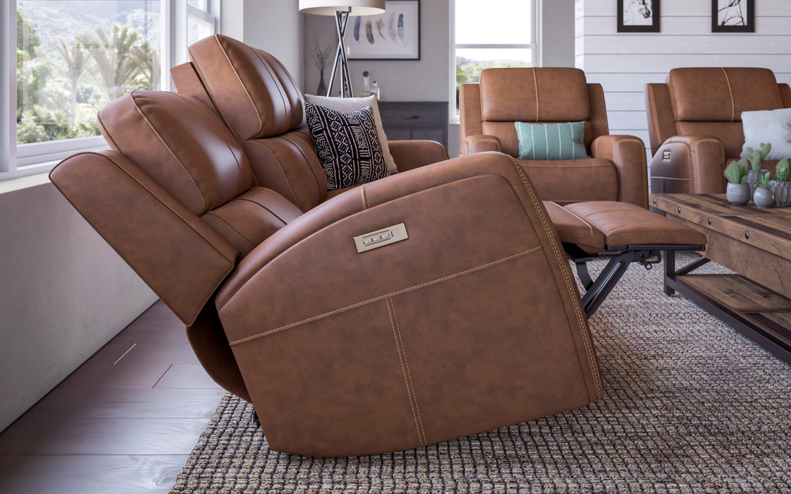 Linden - Power Reclining Sofa with Power Headrests & Lumbar