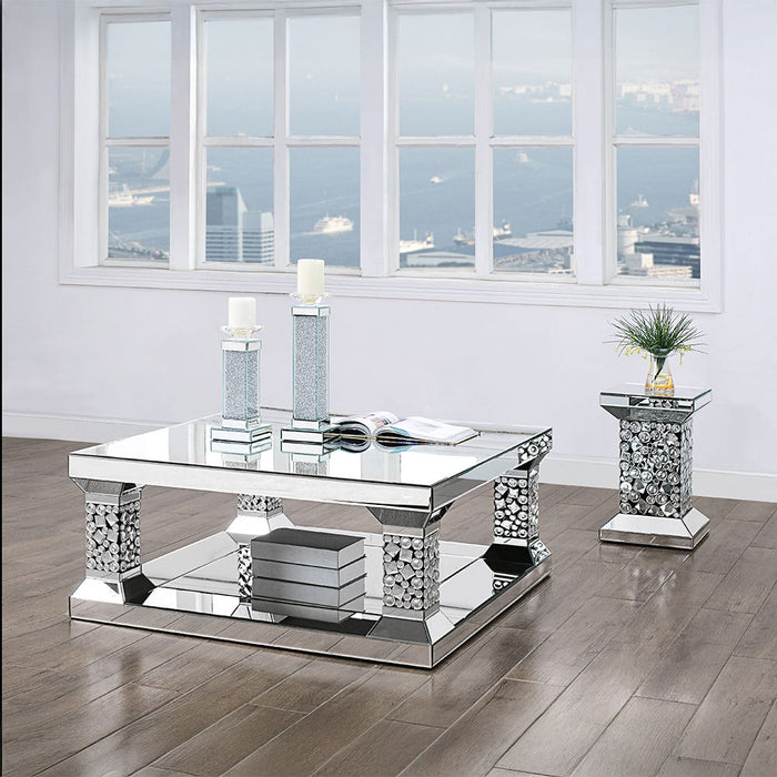 Kachina - Coffee Table - Mirrored & Faux Gems