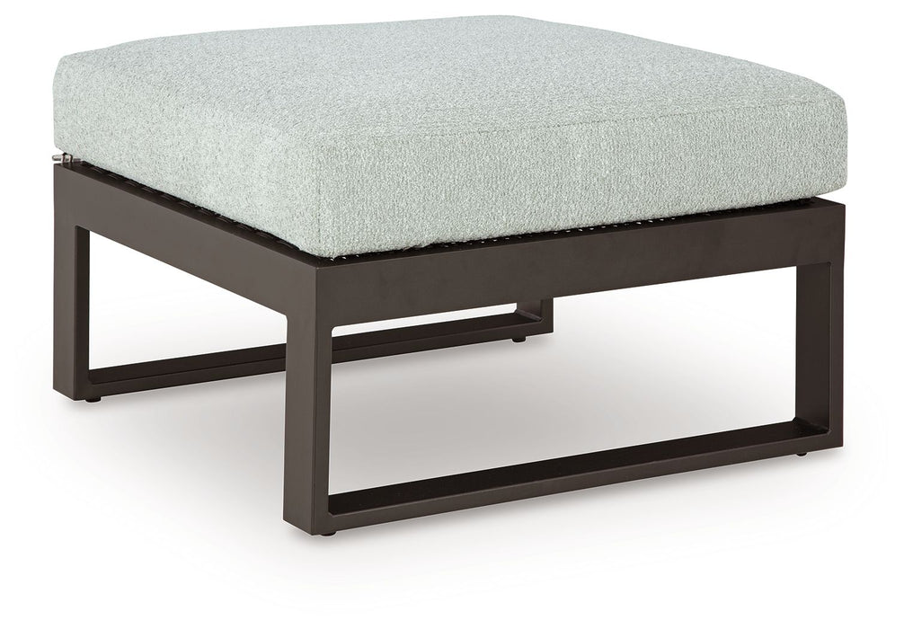 Beachloft - Black / Gray - Ottoman With Cushion