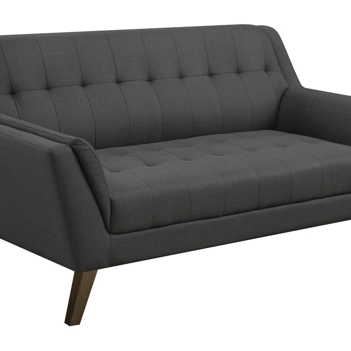 Binetti - Loveseat - Charcoal Pebble