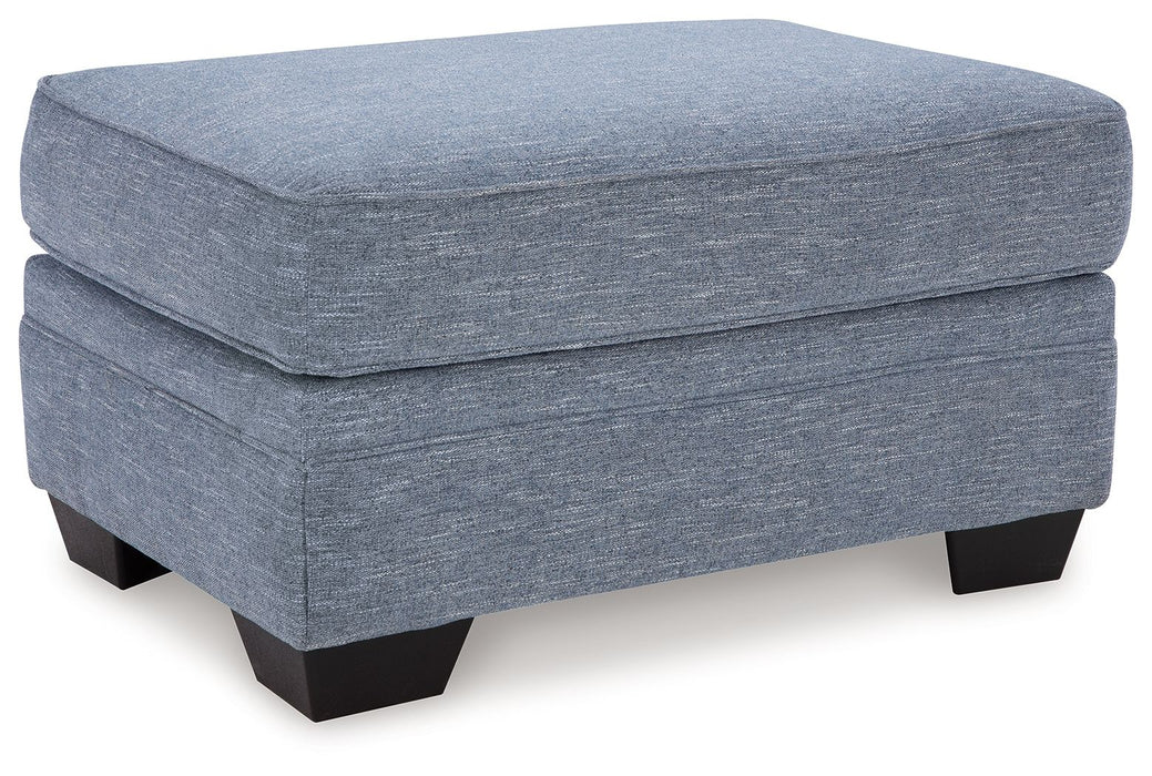 Carissa Manor - Denim - Ottoman