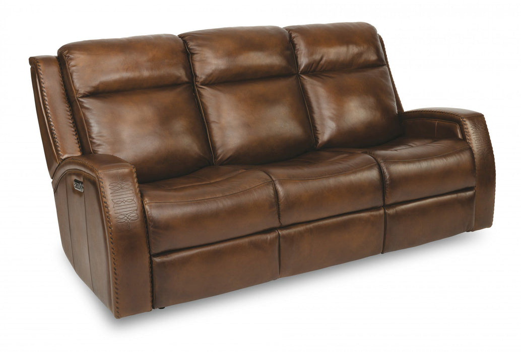 Mustang - Power Reclining Sofa with Power Headrests