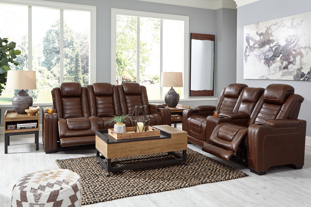 Backtrack - Chocolate - 2 Pc. - Power Reclining Sofa, Loveseat