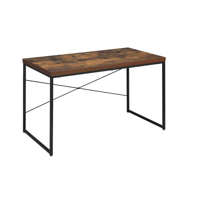 Bob - Desk - Weathered Oak & Black