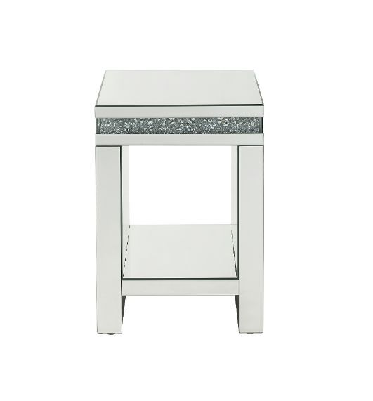 Noralie - End Table - Pearl Silver